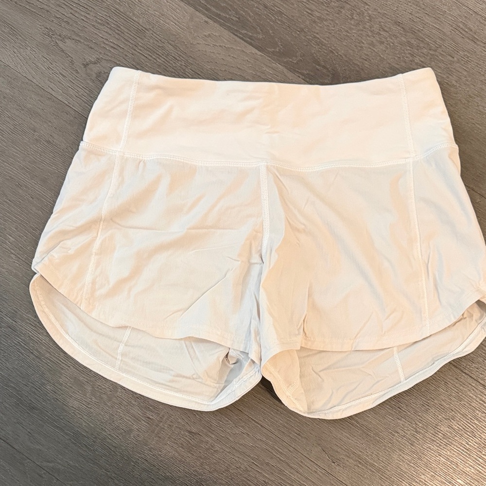 Lululemon Athletica Light Beige Athletic Shorts